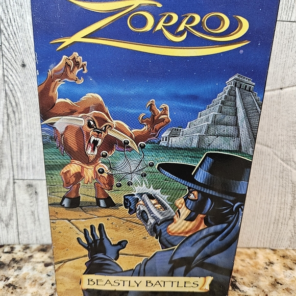 Zorro Beastly Battles Kids WB VHS Color 46 Minutes Cardboard Sleeve - Picture 5 of 10